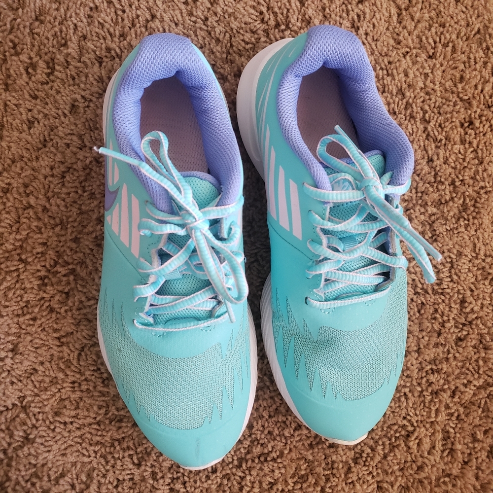 Nike Star Runner GS Running Shoe Aqua Youth Size 5.5 - Picture 6 of 9